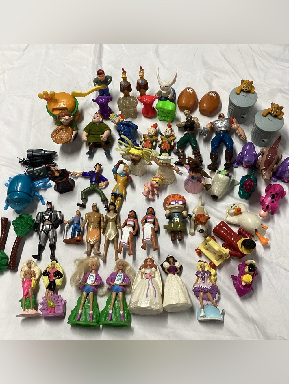 McDonald's Burger King Multicolor Kids Toy Figure Lot
